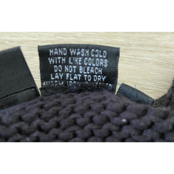 Vintage 90s Women's 100% Cotton Roll Neck Chunky Knit Fisherman Sweater XS Retro - Picture 4 of 6